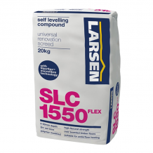Larsen SLC1550 Rapid Set Pro Single Part Flexible Fibre Self Levelling Compound 20kg Single Bag